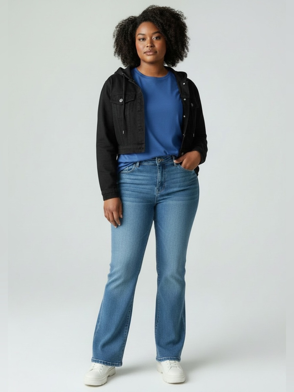 KanCan Essentials High rise boot cut flare medium wash Jeans size 31